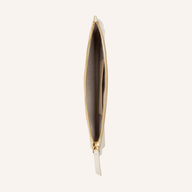 Leather Clutch Pouch (Ivory)