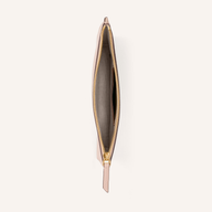 Leather Clutch Pouch (Blush)