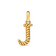 Entwine Initial Pendant (Gold)