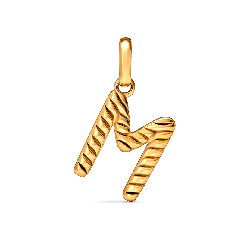 Entwine Initial Pendant (Gold)