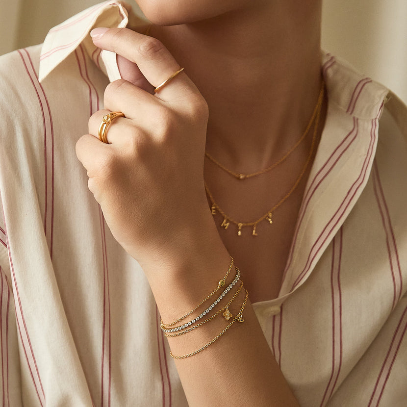 Made Mine Fine Charm - Flower (Silver)