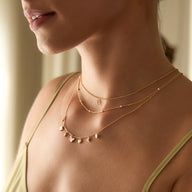 Made Mine Fine Charm Necklace (Gold)