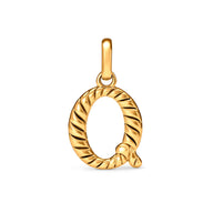 Entwine Initial Pendant (Gold)