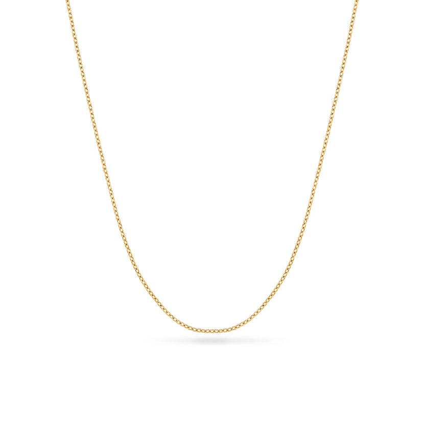 Figaro Chain Necklace (Gold)