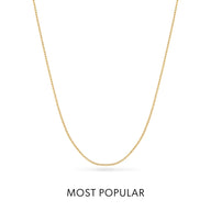 Layering Fine Chain Necklace 16-18 in (Gold)