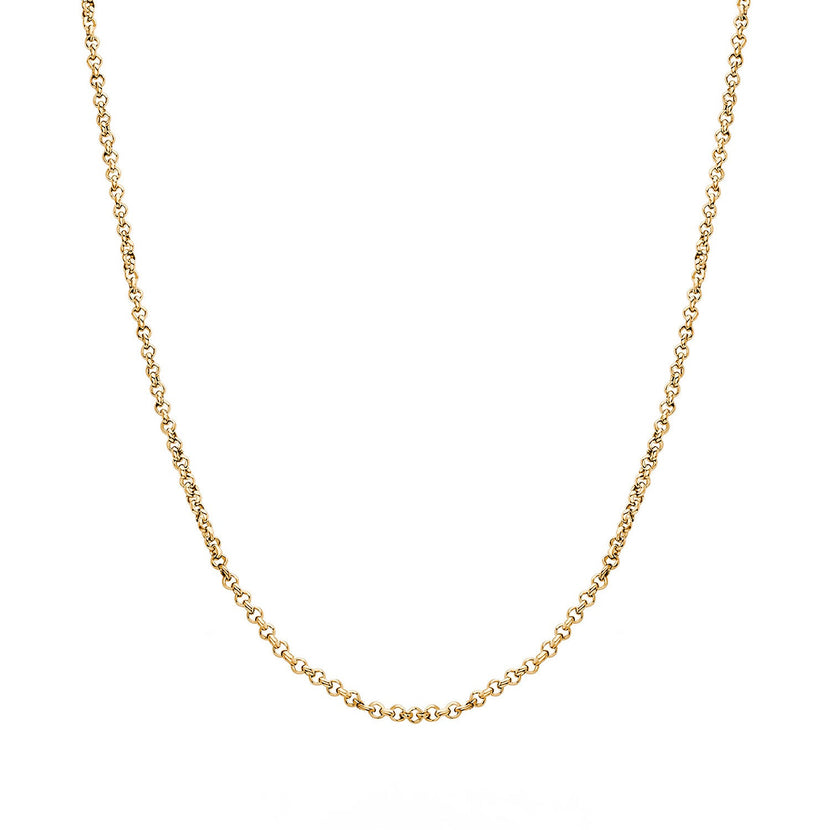 Layering Box Chain Necklace (Gold)