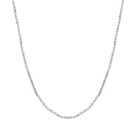 Layering Box Chain Necklace (Silver)