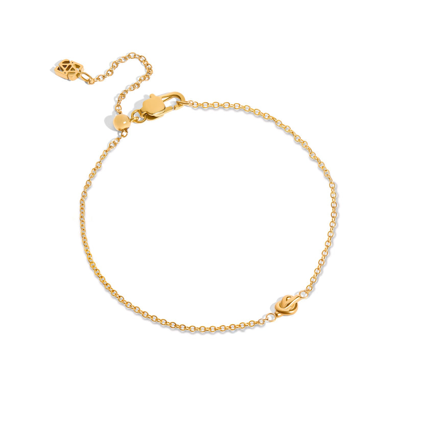Made Mine Knot Bracelet (Gold)