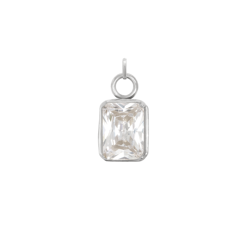 Crystal Charm (Silver)