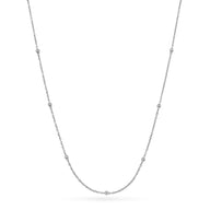 Cursive Name Necklace (Silver)