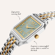 Sage Green Essence 23 Watch (Gold/Silver)