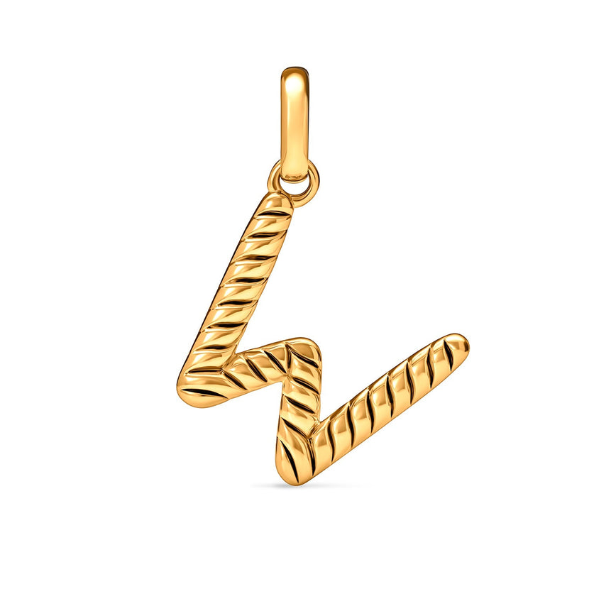 Entwine Initial Pendant (Gold)