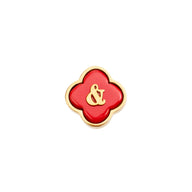 Red Clover Charms (Gold) - &