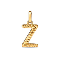 Entwine Initial Pendant (Gold)