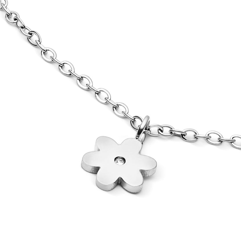 Flower Bracelet (Silver) - Worth £49