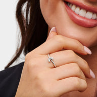 Moon and Back Moon Ring (Silver)