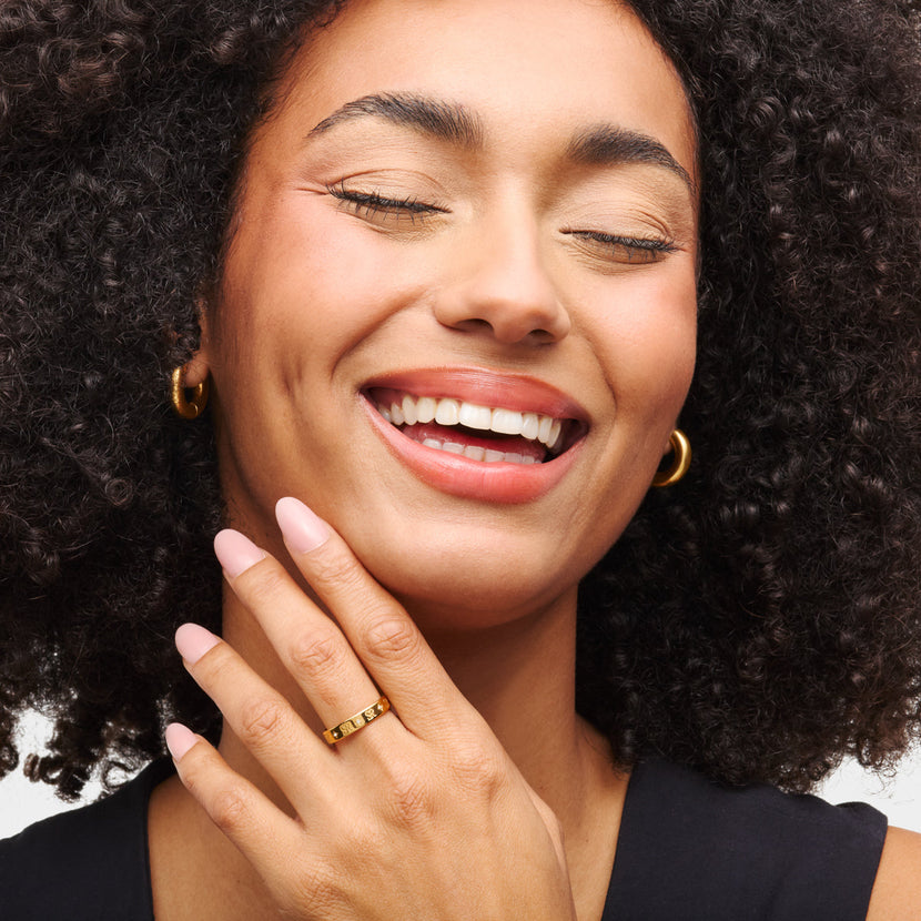 Own Way Monogram Ring (Gold)