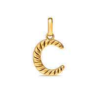 Entwine Initial Pendant (Gold)