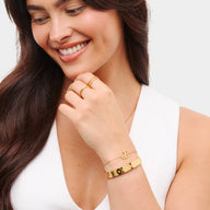 Own Way Monogram Bangle (Gold)