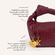 Vienna Mini Leather Bag (Burgundy)