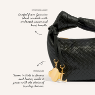 Vienna Mini Leather Bag (Black)