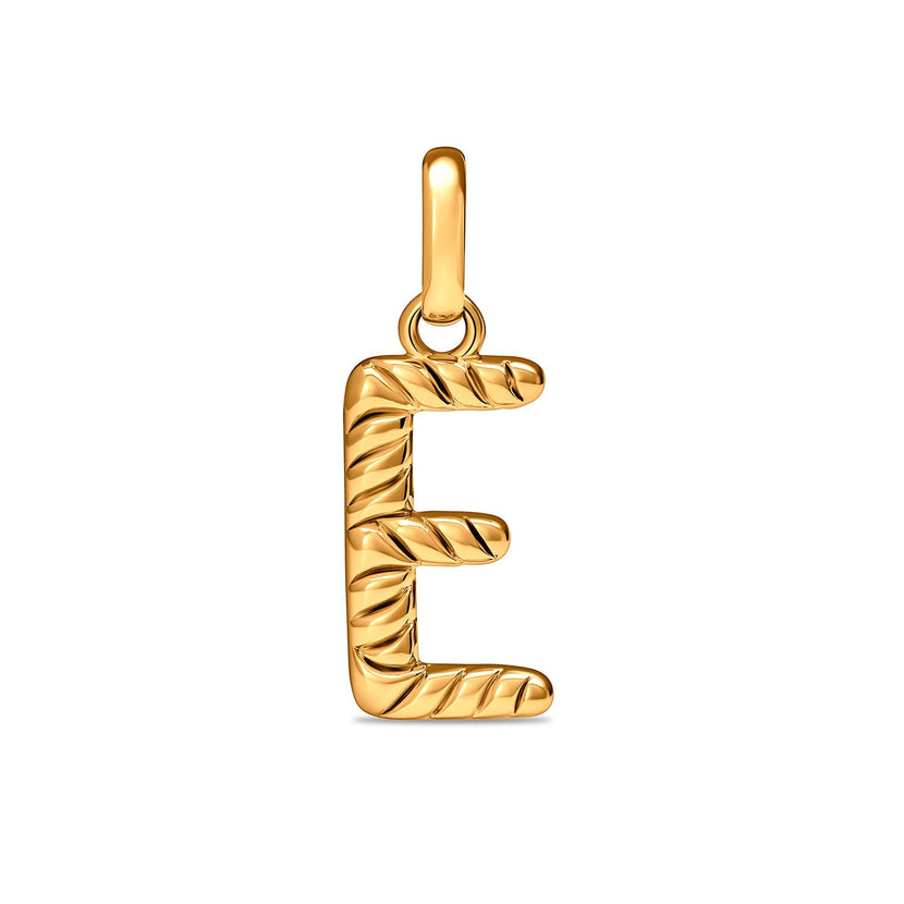 Entwine Initial Pendant (Gold)