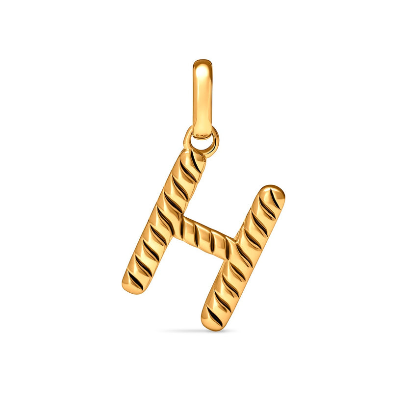 Entwine Initial Pendant (Gold)