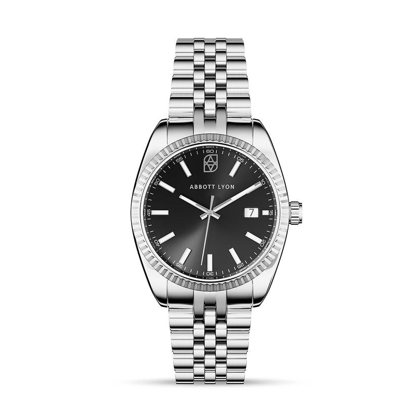 Belgravia 41 Grey Men's Watch (Silver)