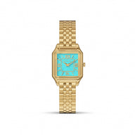Essence 23mm Turquoise Watch (Gold)