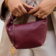 Vienna Mini Leather Bag (Burgundy)