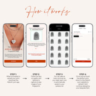 Coin Fingerprint Bracelet (Gold)