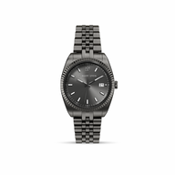 Belgravia 41 Gunmetal Watch (Silver)