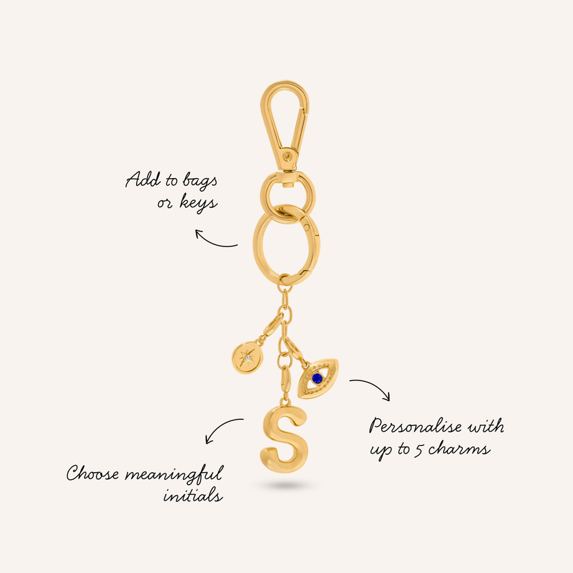 Buildable Bag Charm (Gold)