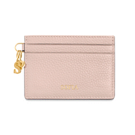 Leather Card Holder (Blush Nude)