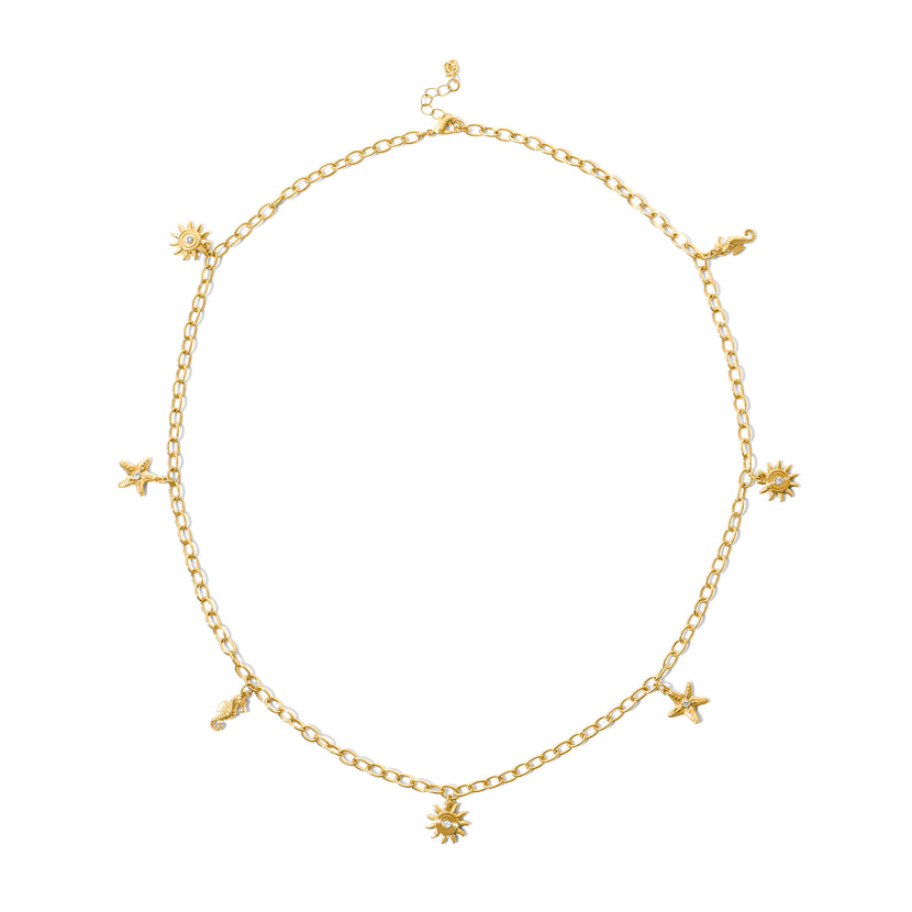 Summer Icon Hat Chain (Gold)