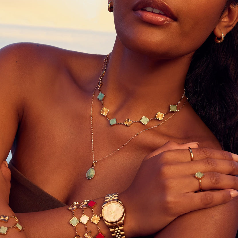 Clover Bracelet (Silver) - Worth £59