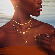 Pearl Butterfly Pendant (Gold)