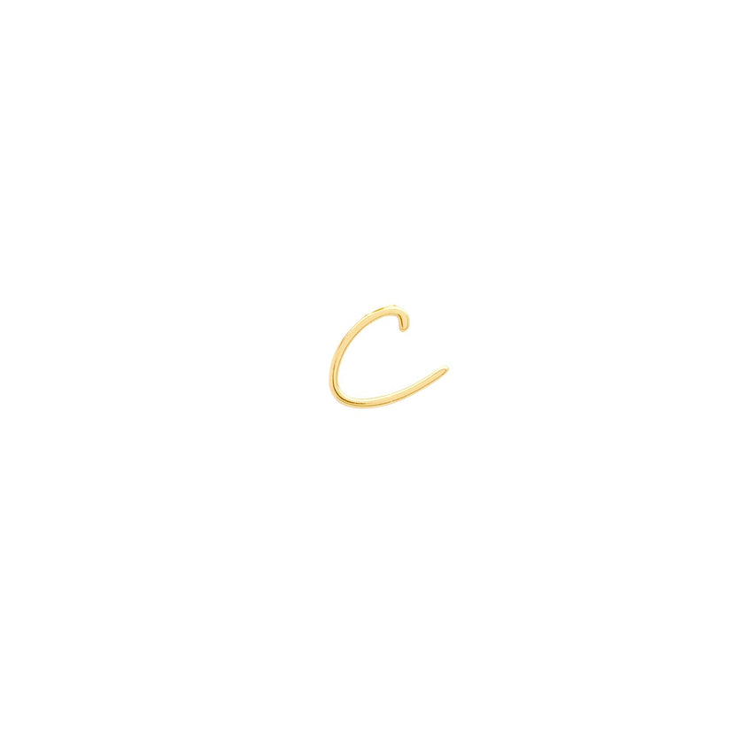 Made Mine Script Letter Bracelet (Gold) - Clientbase