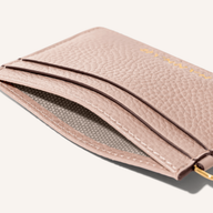 Leather Card Holder (Blush Nude)