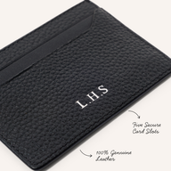 Men's Leather Card Holder (Black)