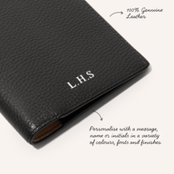 Men's Leather Passport Holder (Black)
