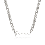 Signature Name Necklace - Silver