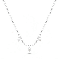 Custom Multi Love Locks Necklace (Silver)