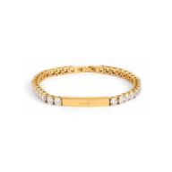 Custom Bar Tennis Bracelet (Gold)