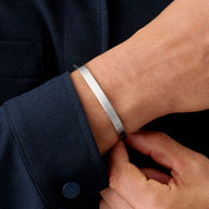 Custom Memento Cuff Bangle (Silver)