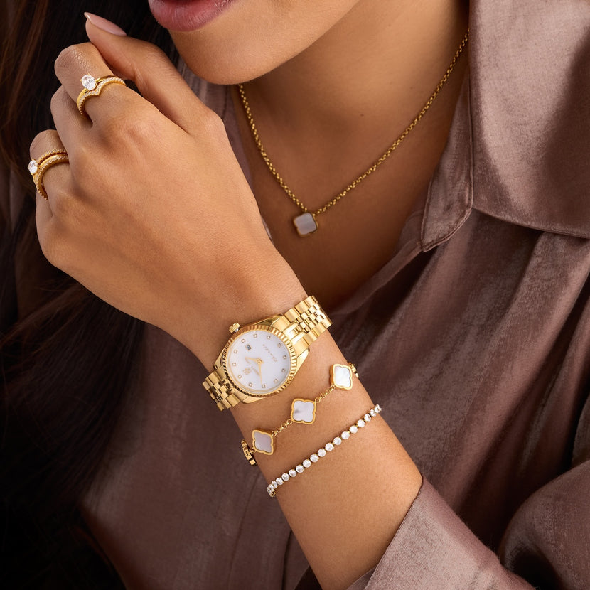 30mm Custom Belgravia Watch (Gold)