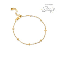 Written In The Stars Chain Bracelet (Gold)