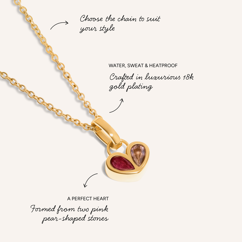 Harmony Heart Necklace (Gold)