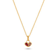 Harmony Heart Necklace (Gold)