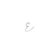 Made Mine Script Letter Bracelet (Silver)